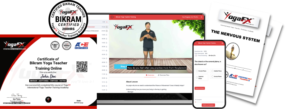 YogaFX teacher training certificate