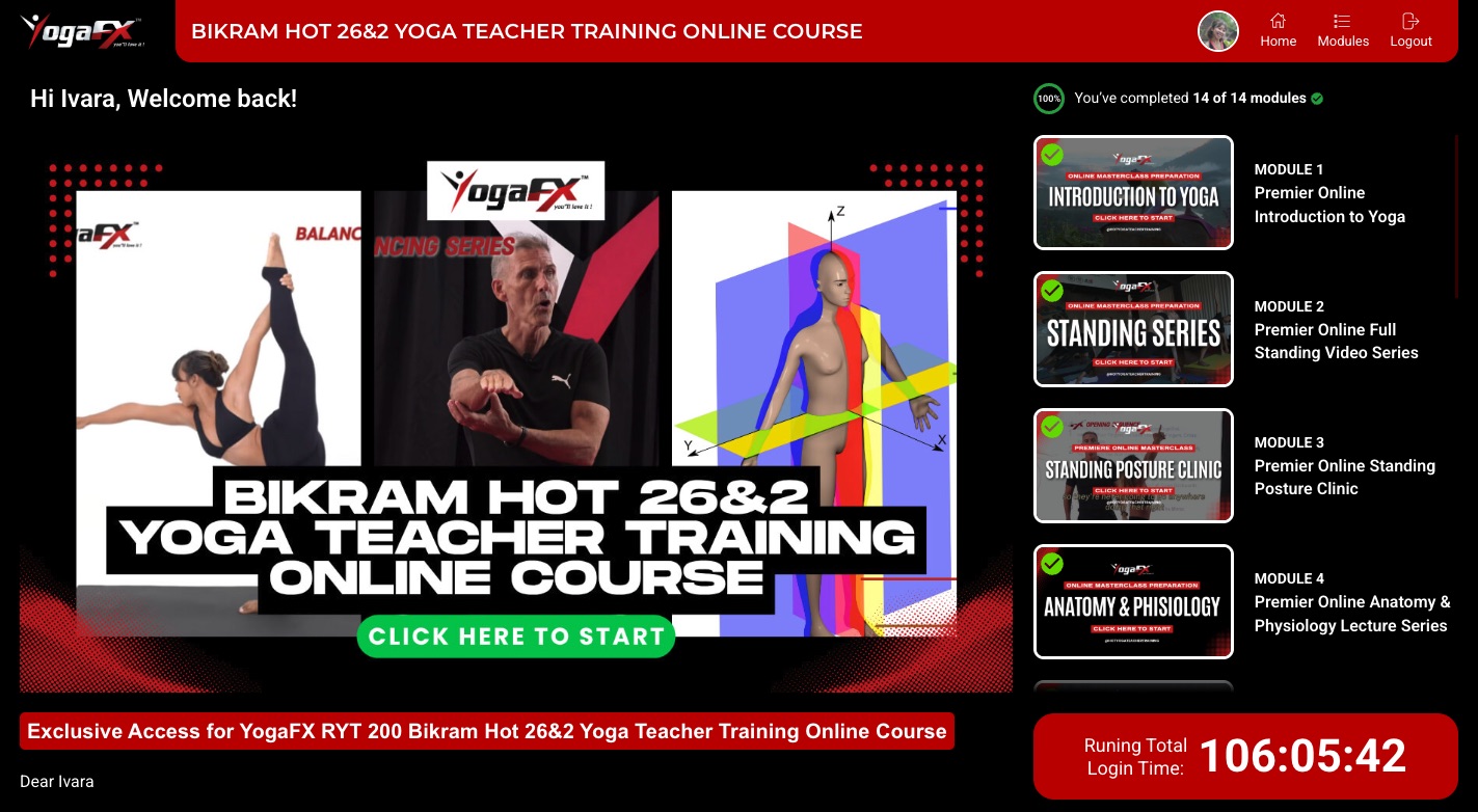 Yoga teacher training online